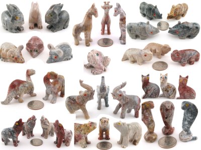 Soapstone Animals - Medium