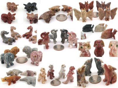 Soapstone Animals - Small