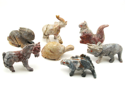 Jasper (Soapstone) Animals