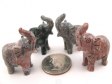 Soapstone Elephant, Small - 5 Pieces