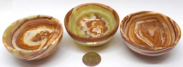 Green Onyx Bowl, 3 Inch