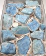 Aquamarine, Natural Half Flat #1