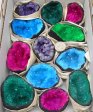 Dyed Geodes Half Flat #1