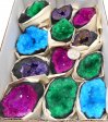 Dyed Geodes Half Flat #2
