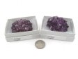 Amethyst Crystal Cluster, Large, Gift Box - 5 Pieces
