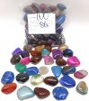 Dyed Agate, Tumble Polished, GeoCenter Size - 100 Pieces