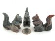 Soapstone Squirrel, Medium - 5 Pieces