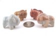 Soapstone Bison, Small - 5 Pieces