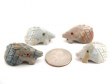 Soapstone Hedgehog, Small - 5 Pieces