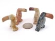 Soapstone Toucan, Small - 5 Pieces
