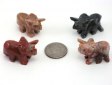 Soapstone Triceratops, Small - 5 Pieces