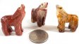 Soapstone Wolf, Small - 5 Pieces