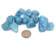 Aquamarine, A Grade, Tumble Polished - 1/5 Pound
