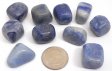 Blue Quartz, Tumble Polished - 1/4 Pound