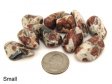 Garnet in Limestone, Tumble Polished - 1/4 Pound
