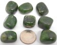 Nephrite Jade, Tumble Polished - 1/4 Pound