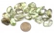 Prasiolite, AA Grade, Tumble Polished - 1/4 Pound