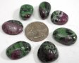 Ruby in Zoisite, Tumble Polished - 1/5 Pound